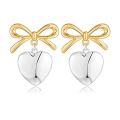 Gold/silver ribbon heart