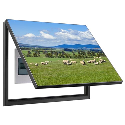Couvercle de boîte électrique 50x40 cm avec peinture moderne decorative pour salon