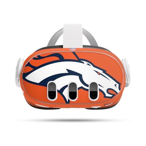 Autocollant Denver Broncos NFL pour Meta Quest 3 Vinyle de Protection Head Case Designs