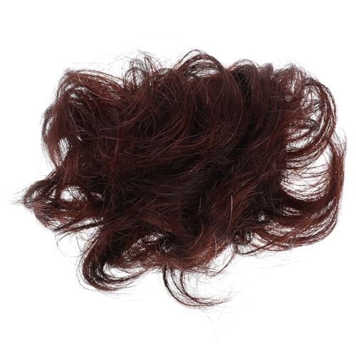 Happyyami Extensiones Para Mujeres Moño Esponjoso y Natural Accesorio Para Delgado Para Peinados Casuales