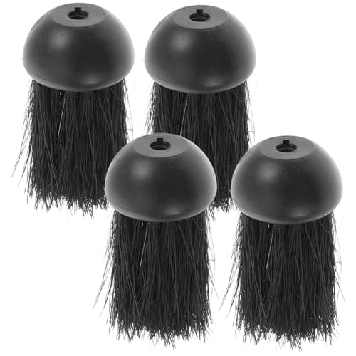IMIKEYA 4pcs Fireplace Cleaning Brush Set Fireplace Broom and Hand Brush Soft Bristles for Ash Removal for Home and Kitchen Cleaning
