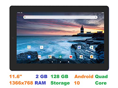Rca 11.6" 2Gb Ram 128Gb Storage 2-In-1 Tablet With Keyboard Touchscreen Wifi Bluetooth And Dj Headphones (Blue Marble) #TOP1