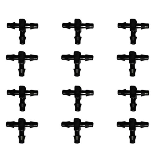 Image of 4mm Tee Connector for Drip Irrigation Feeder Line (100 units)