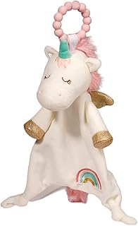 Douglas Baby Unicorn Teether Plush Stuffed Animal Toy
