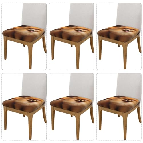 Housse de tabouret de bar velours jaune pour cuisine moderne - 3