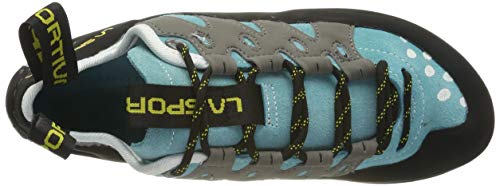 image for La Sportiva Women's TarantuLace Rock Climbing Shoe, Turquoise, 36.5, 5