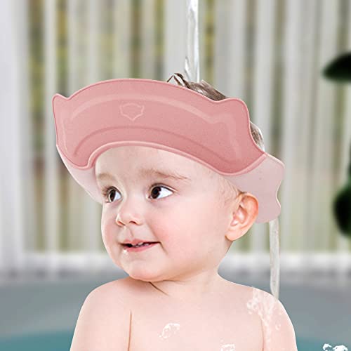 Baby Shower Cap Baby Bath Head Cap Waterproof Shampoo Hat Adjustable Silicone Bathing Shower Cap For Kids Children Toddler Girls Boys Protect Ears Eyes #TOP4