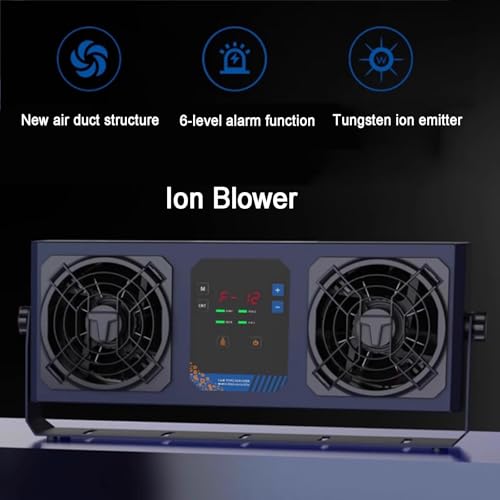 Ionizador Eliminador de Electricidad Estática con Doble Ventilador miniatura 4