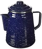 Coleman 9-Cup Coffee Enamelware Percolator (Blue)