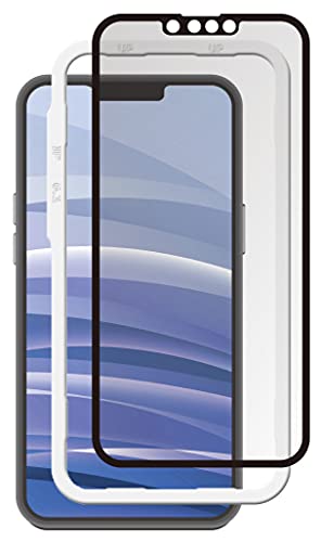 【Corallo】 iPhone13 mini 対応 ガラスフィルム 9H 強化ガラス 覗き見防止 フィルム 指紋 気泡 防止 ガラス のぞき見防止 保護フィルム 簡単 貼付ガイド枠付 ガラス保護フィルム [ iPhone13mini iPhone 13