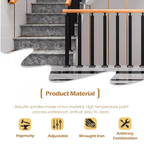 Kit garde-corps d'escalier extérieur et intérieur pour sécuriser la terrasse - 6