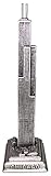 Embrace the Enchanting Heights of Willis Tower in Chicago: A Skyline Wonder 5 Approximately 6.25" tall.