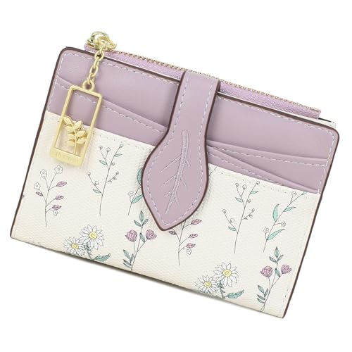 [�C���X�N] Practical Wear Resistant PU Zippers Pouches Card Holder for Students Multiple Compartments and Playful Designs Coin Purse