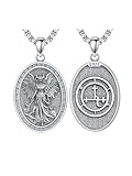 Cargari Lilith Necklace for Women Men 925 Sterling Silver Goddess Sigil Pendant Lilith Wiccan Pagan Jewelry Gifts