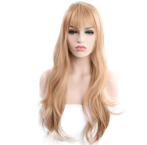 Perruque cheveux bouclés Fashion Lady longue frange Qi Liuhai synthétique
