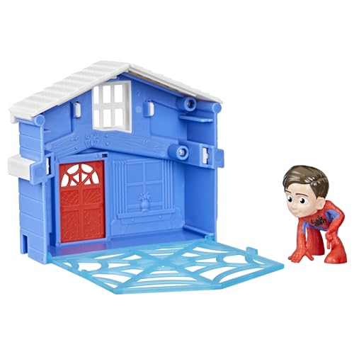 Marvel Spidey e Seus Amigos Espetaculares Vida Urbana - Kit Casa do Spidey - 6 cm