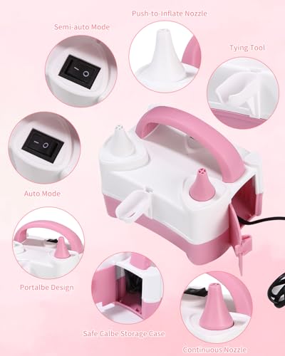 Miniatura 6 de Inflador Electrico Globos, De Eléctrico,Globos,Hinchador Globos,Maquina Inflar Electrica,220v 400w Para Decoraciones De Cumpleaños Y Bodas, Fiestas