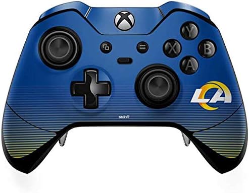 Skinit Decal Gaming Skin Compatible with Xbox One Elite Controller - Officially Licensed NFL Los Angeles Rams Breakaway Design