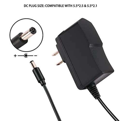 9V Ac Power Supply Adapter For Boss Psa-120S Guitar Distortion Effects Pedal Ds-1 Rc-1 Rc-3 Tu-2 Tu-3 Sd-1 Rv-5 Rv-6 Dd-3 Dd-7 Dd-20 Me-50 Me-80 Gt-10 Hm-2 Gt-1B Charger Cable Cord (6.6 Ft) #TOP4
