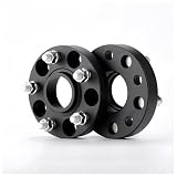 espaciadores de ruedas Espaciador De Rueda Para Maserati Quattroporte Alfieri Ghibli Gran Turismo Levante 2 Piezas(Black spacer 25mm)