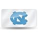 NCAA North Carolina Tar Heels Laser Cut Auto Tag, Silver