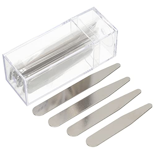 PACKOVE 40 Pcs Collar Stays for Men's Dress Shirts Collar Support Inserts Holders for Suit