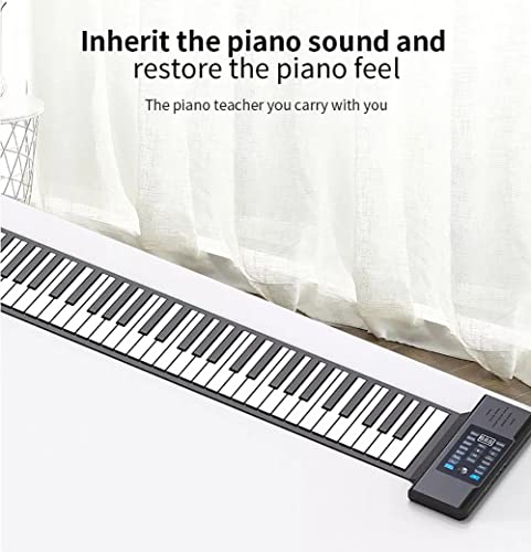 KEMNGO Piano à Main Portable à 88 Touches, Piano à enroulement Flexible en Silicone Souple for Enfants débutants, Sortie… - Les Beatles, Paul McCartney, John Lennon, RIngo Starr, George Harrison KEMNGO Piano à Main Portable à 88 Touches, Piano à enroulement Flexible en Silicone Souple for Enfants débutants, Sortie… – Image 5