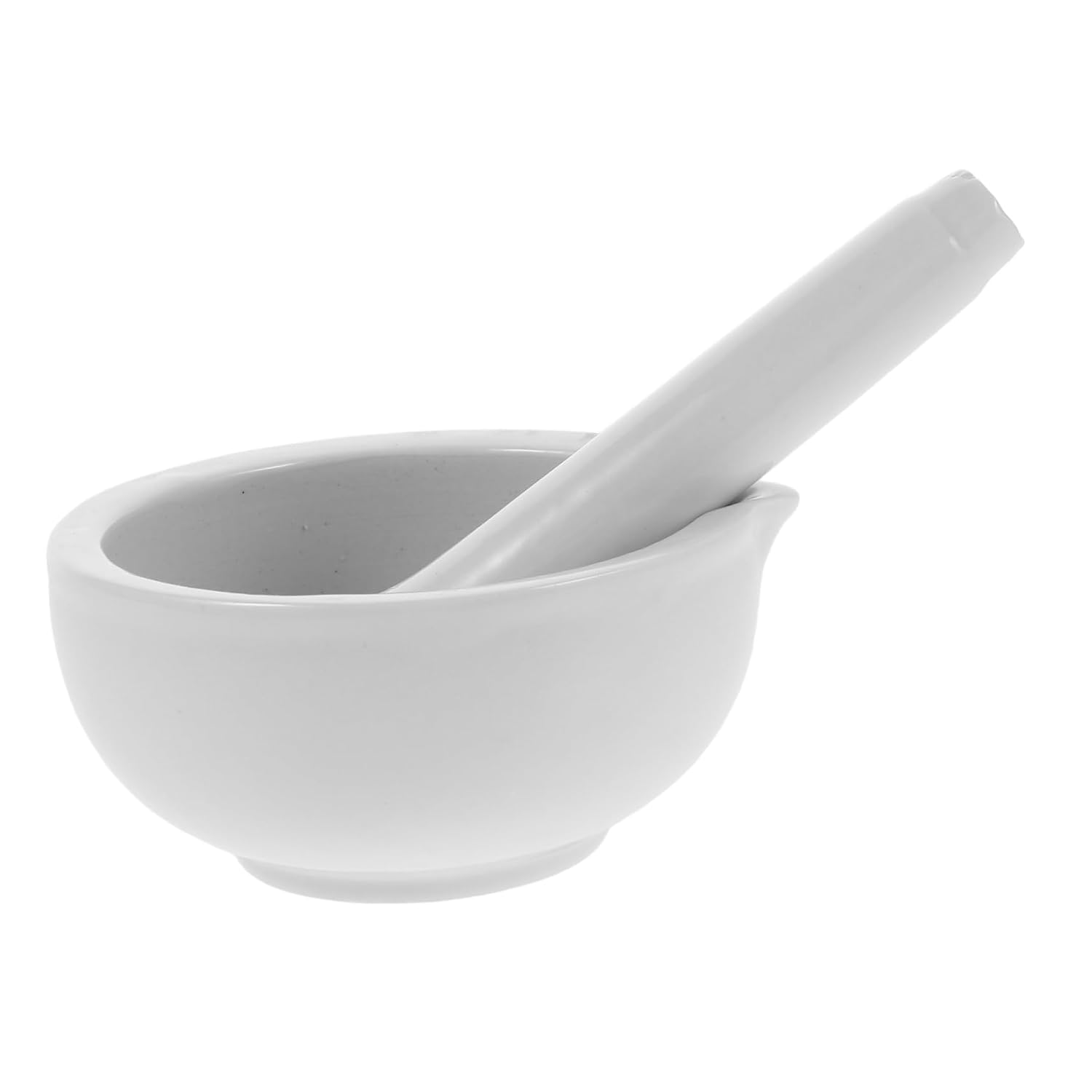 2 Sets Ceramic Mortar and Pestle Grinding Bowl Set Mess Design for Fine Grinding and Mixing Pigments for Home Studio and School Use