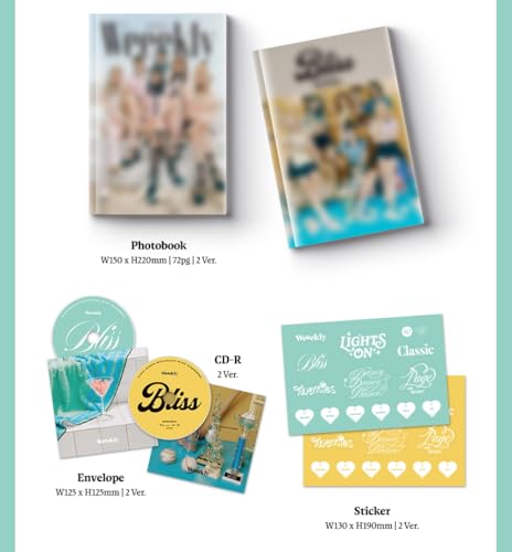 Mini Album Weeekly Bliss CD version Lights sans poster Genie Music