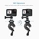 Sametop Fahrrad Lenker Halterung Motorrad Klemme Rohrhalterung Kompatibel mit GoPro Hero 13 12 11 10 9 8 7 6 5 Session DJI Osmo Action Kameras - 360° Drehbare