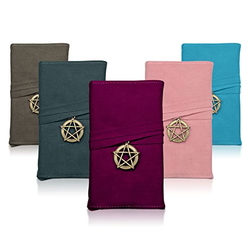 knana 5PCS Velvet Tarot Card Bags,Tarot Storage Bags,Tarot Wrap and Pouch,Tarot Deck Storage Holder for Tarot Cards Playing Cards - Star