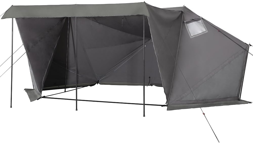 Mil-Tec 3人用テント プラス ラゲージ収納テント エントランス ひさし