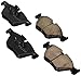 Akebono EUR1504 Euro Ultra Premium Ceramic Disc Brake Pad Kit, GREY