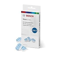 Bosch Entkalkungstabletten TCZ8002A, längere Haltbarkeit, entfernt Kalkablagerungen, schützt vor Korrosion, passend für Kaffeevollautomaten der benvenuto- und Vero-Reihe sowie Einbauvollautomaten – Ansicht 2