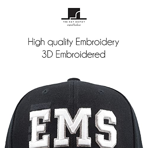 Image of The Hat Depot 3D Embroidered Statement Baseball Cap - Adjustable Casual Hat