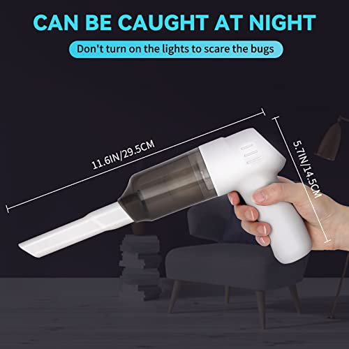 Vacuum Bug Catcher Spider And Insect Traps Catcher With Usb Rechargeable Bug Pest Control,Insects And Handheld Bug Catcher With Brush Head Fluke For Stink Bug,Beetle,White Pest Suction Trap #TOP2