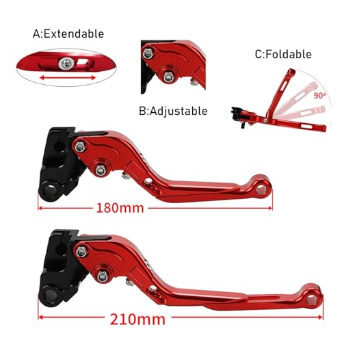 Leviers d'embrayage de frein Suzuki SV1000S pour réparer des commandes cassées