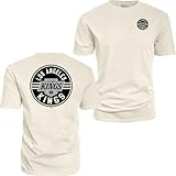 Los Angeles Kings NHL Officially Licensed T-Shirt Ringspun Front/Back Ivory Puck, Large