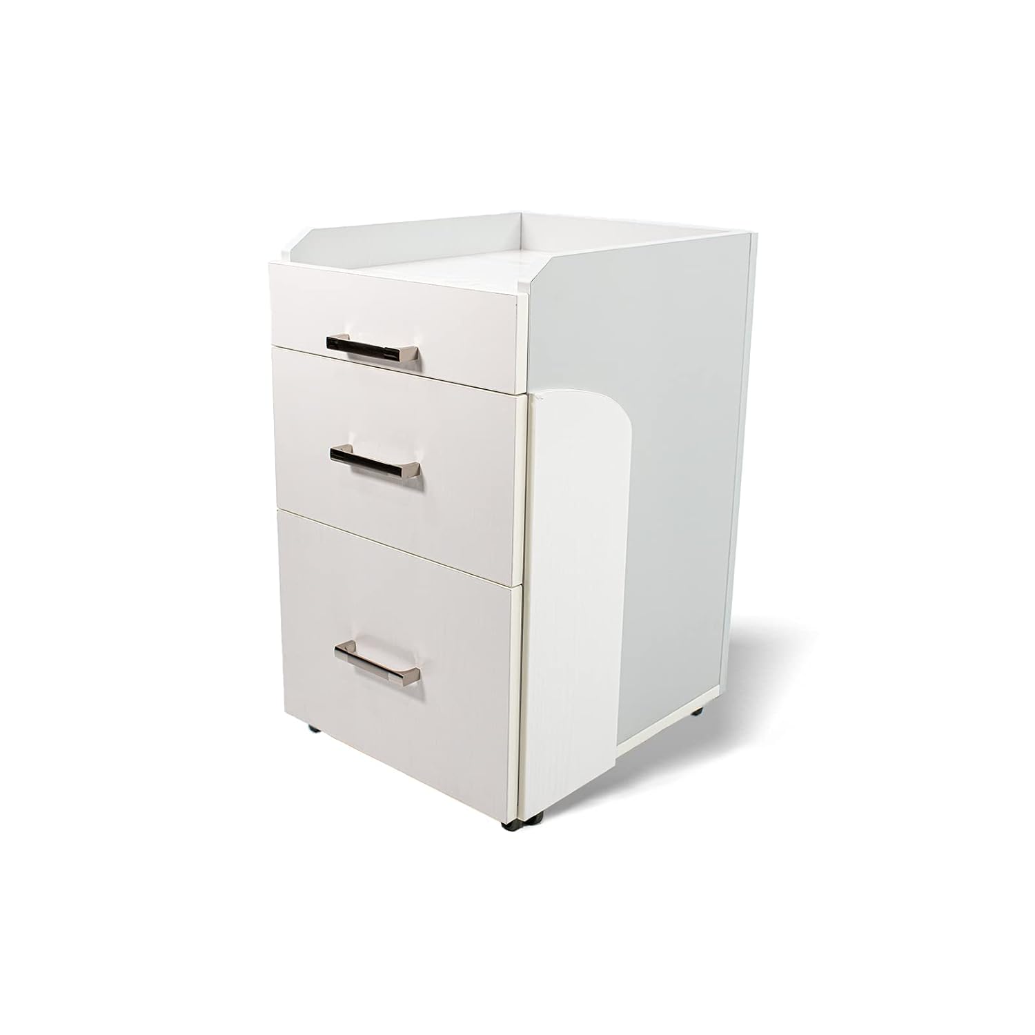 Seneca Pedicure Trolley Pedi Rolling Cart Nail Salon Spa Storage Drawer, White/Ash Grey : Beauty & Personal Care
