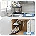 Imagen de LetCast Estanteria bajo el Fregadero 2 Niveles con Bandeja Extraible Estante Organizador Mueble bajo el Fregadero Organizador Extraible Cocina Estanteria Almacenamiento Cocina y baño