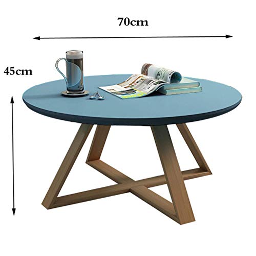 Table côté café pierre bleue résistante aux rayures et taches 70x45