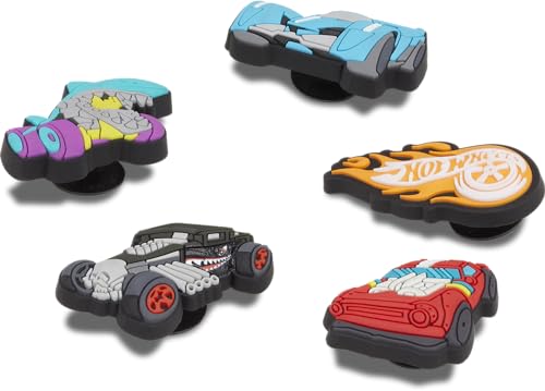 Image of Crocs Jibbitz Shoe Mattel Hot Wheels Multi Pack, Charms for Boys and Girls, 5 Pack