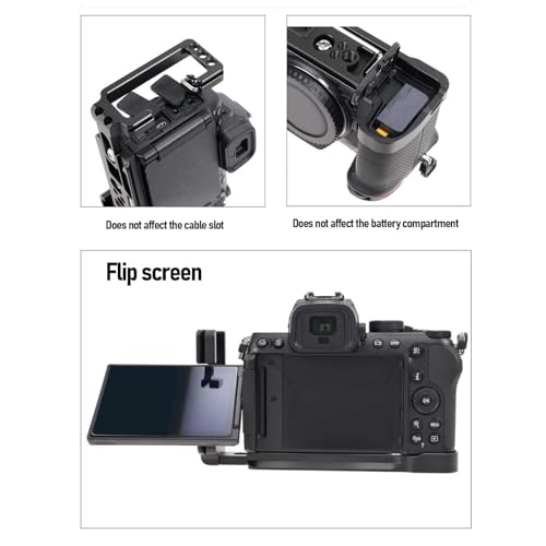Soporte L para cámara Z50II placa de liberación rápida para trípode 2