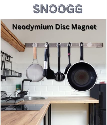 Image of SNOOGG 250-pack of Neodymium Silver 6 x 1.5 mm, Fridge Magnets for Whiteboard, Crafts, DIY, Science, craft, Office, Industrial, projects (Not use for Age under 14 Years)