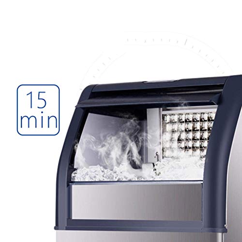 cvhtroe Eismaschine 176LBS/24H mit 44lbs Speicher Speicherkapazität Eismaschine 55Eiswürfel pro Platte Industrielle… – Bild 4