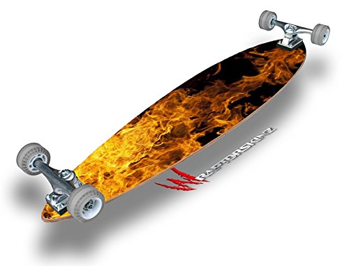 Open Fire - Decal Style Vinyl Wrap Skin fits Longboard Skateboards up to