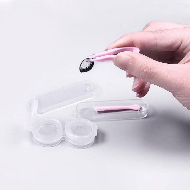 Miniatura 8 de Juego de 5 piezas de herramientas de lentes de contacto coloridas removedor e insertor, aplicador de contacto con punta suave, adecuado para