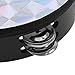 OriGlam Radiant Tambourine with Double Row Jingles, Hand Held Drum Reflective Tambourine, Drum Percussion Musical Instrument for Adults Church KTV Party Dance (8 inch)