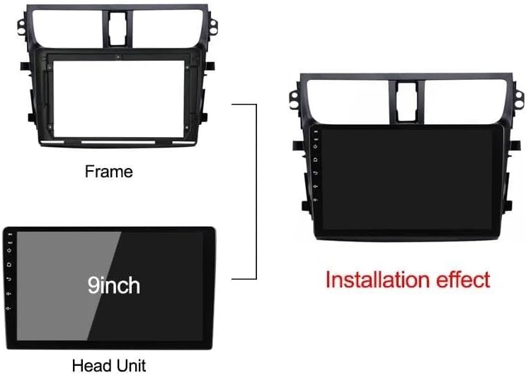 ラジオパネルフェイシア に適合する スズキ セレリオ 2015-2018年式 アンドロイド フレーム カーラジオフェイシア ダッシュ