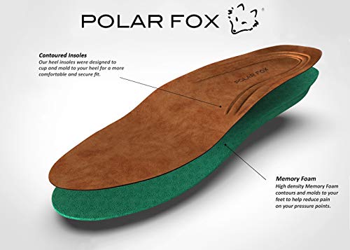 Polar Fox Men's Walker Casual Chukka Sneaker | Lightweight Perforated Boot for Breathable Comfort | MPX506055A | in Grey, Size 9